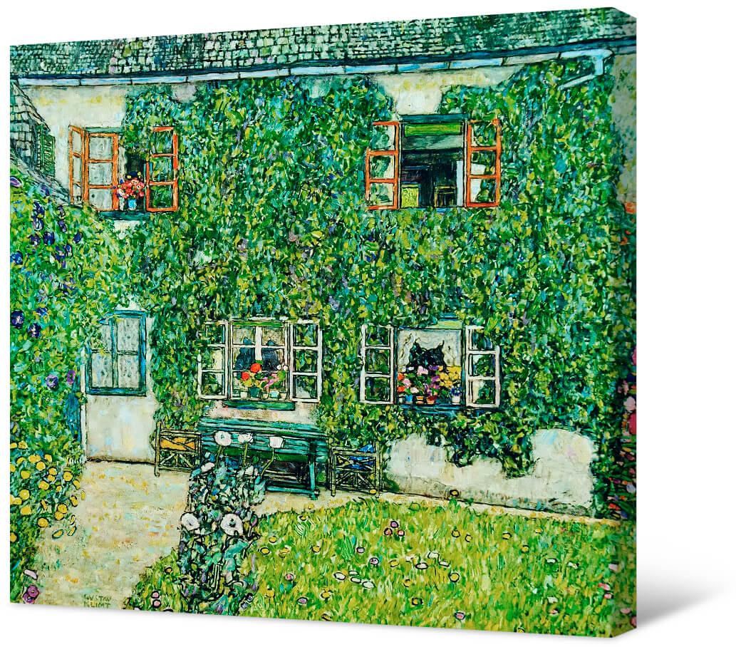 Picture Gustav Klimt - House in Weissenbach on Lake Attersee