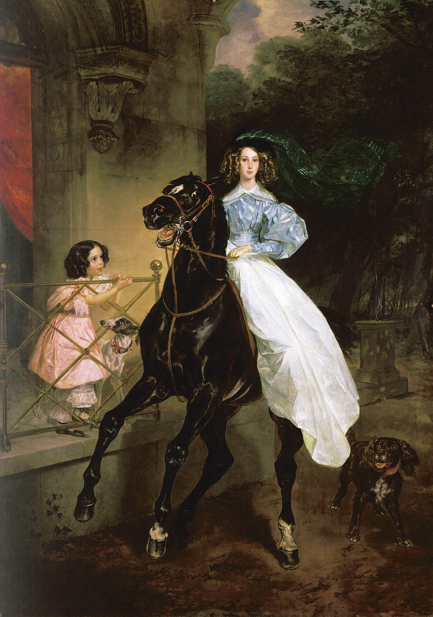 Picture Karl Bryullov - Horsewoman 2