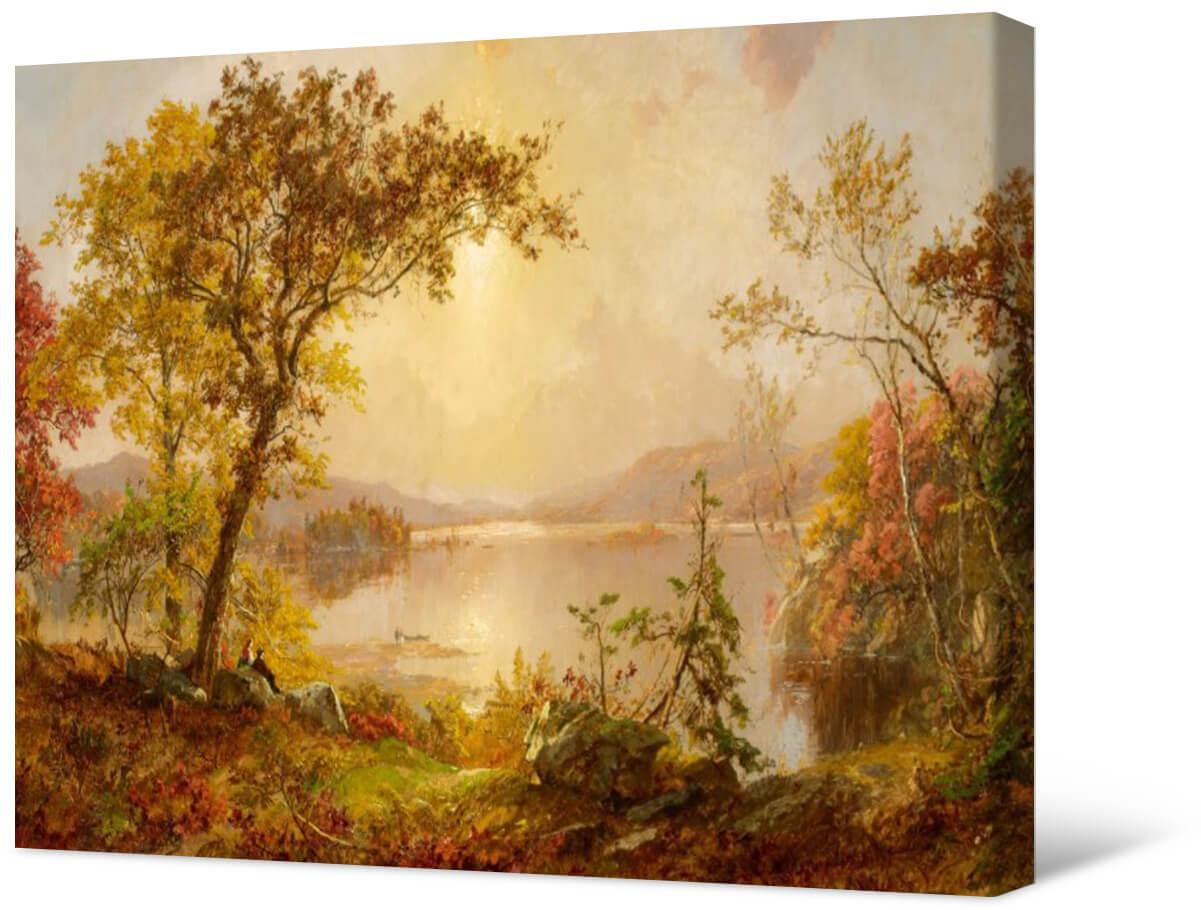 Picture Photo painting on canvas - Greenwood