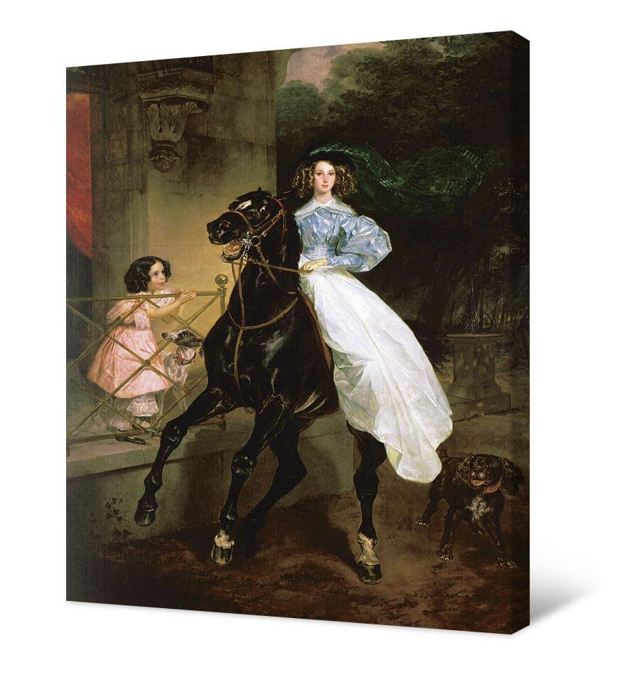 Picture Karl Bryullov - Horsewoman