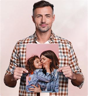 Spauda ant drobės 40x60 cm — paveikslo dydžio pavyzdys