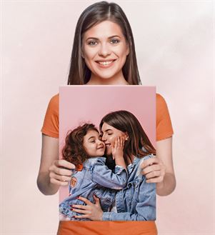 Spauda ant drobės 50x70 cm — dydžio demonstracija