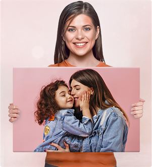 Spauda ant drobės 60x90 cm — dydžio demonstracija