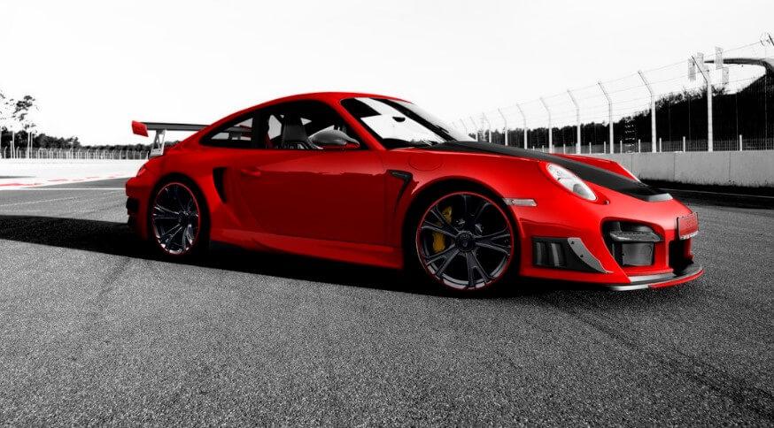 Obrazek Czerwone Porsche 3