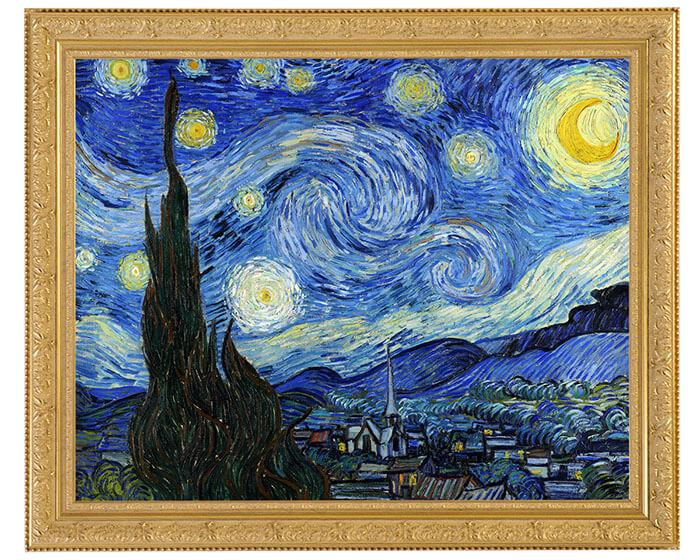Paveikslėlis Reprodukcijos – Van Gogho „Žvaigždėta naktis“. 4
