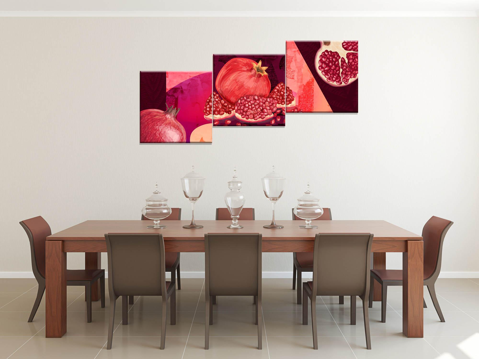 Modular picture - pomegranate fruits
