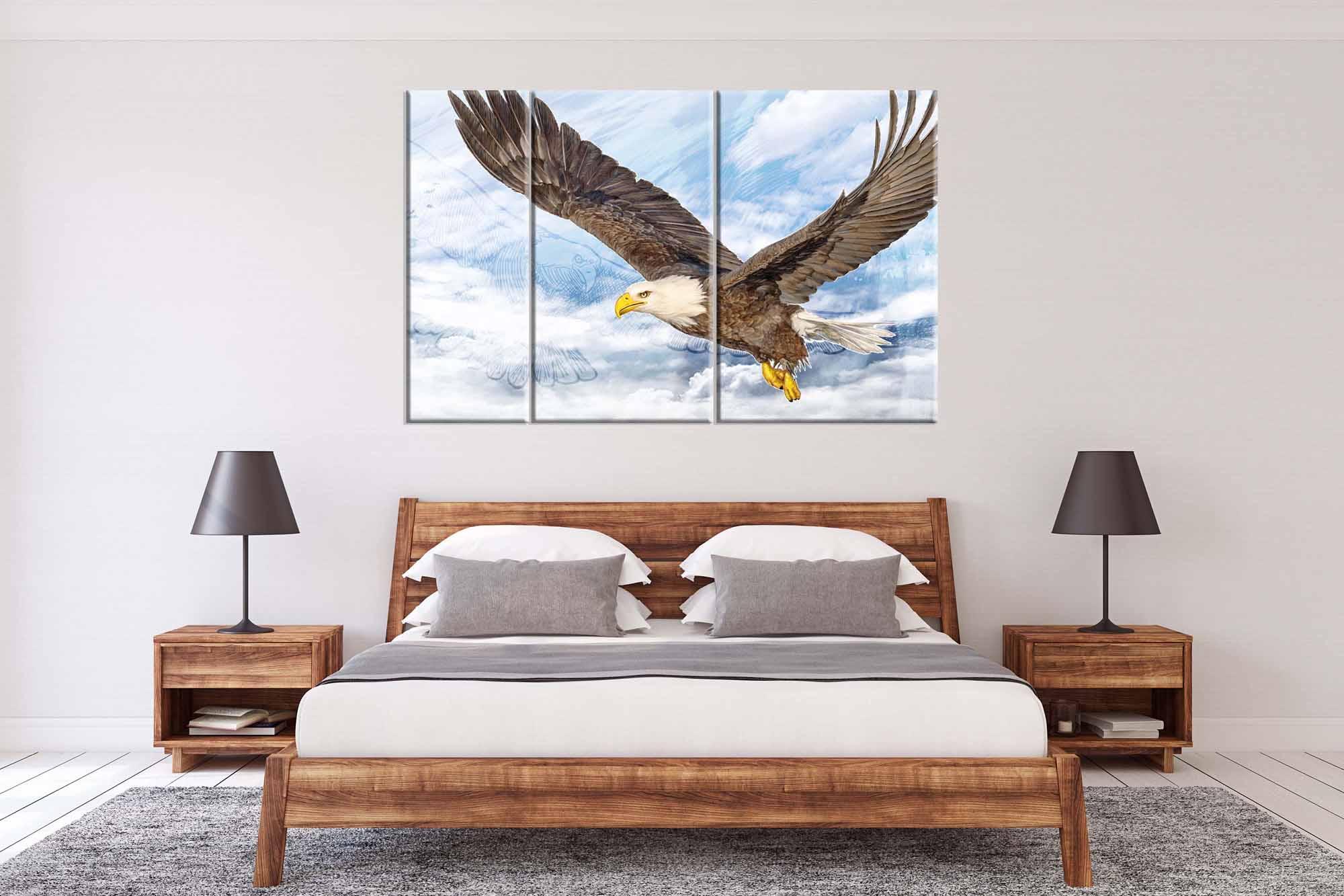 Modular picture - bald eagle