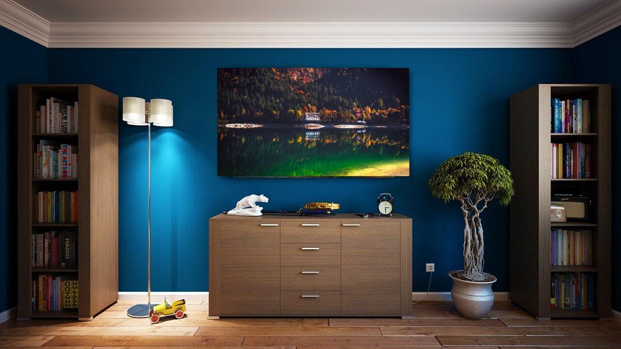 Foto glezna uz audekla - Molveno ezers