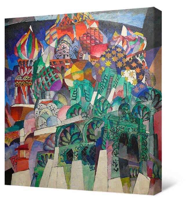Reproductions - Lentulov "St. Basil's Cathedral"
