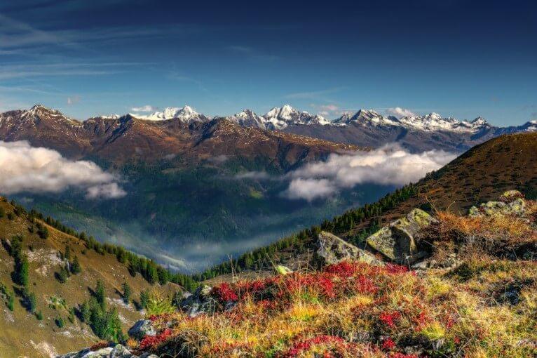 Bilde Foto glezna uz audekla - Alpu pasāža 3