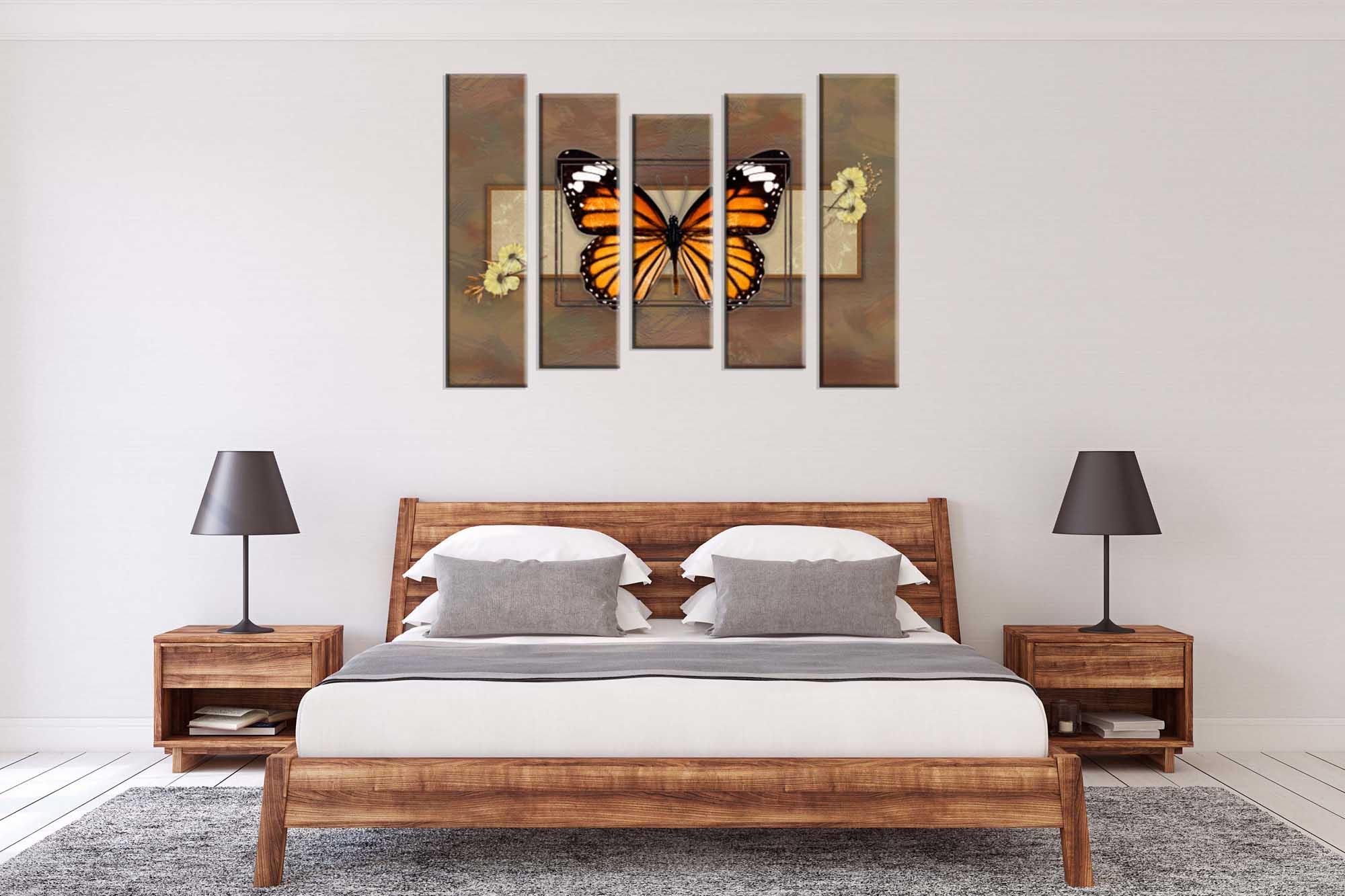 Modular picture - gorgeous butterfly