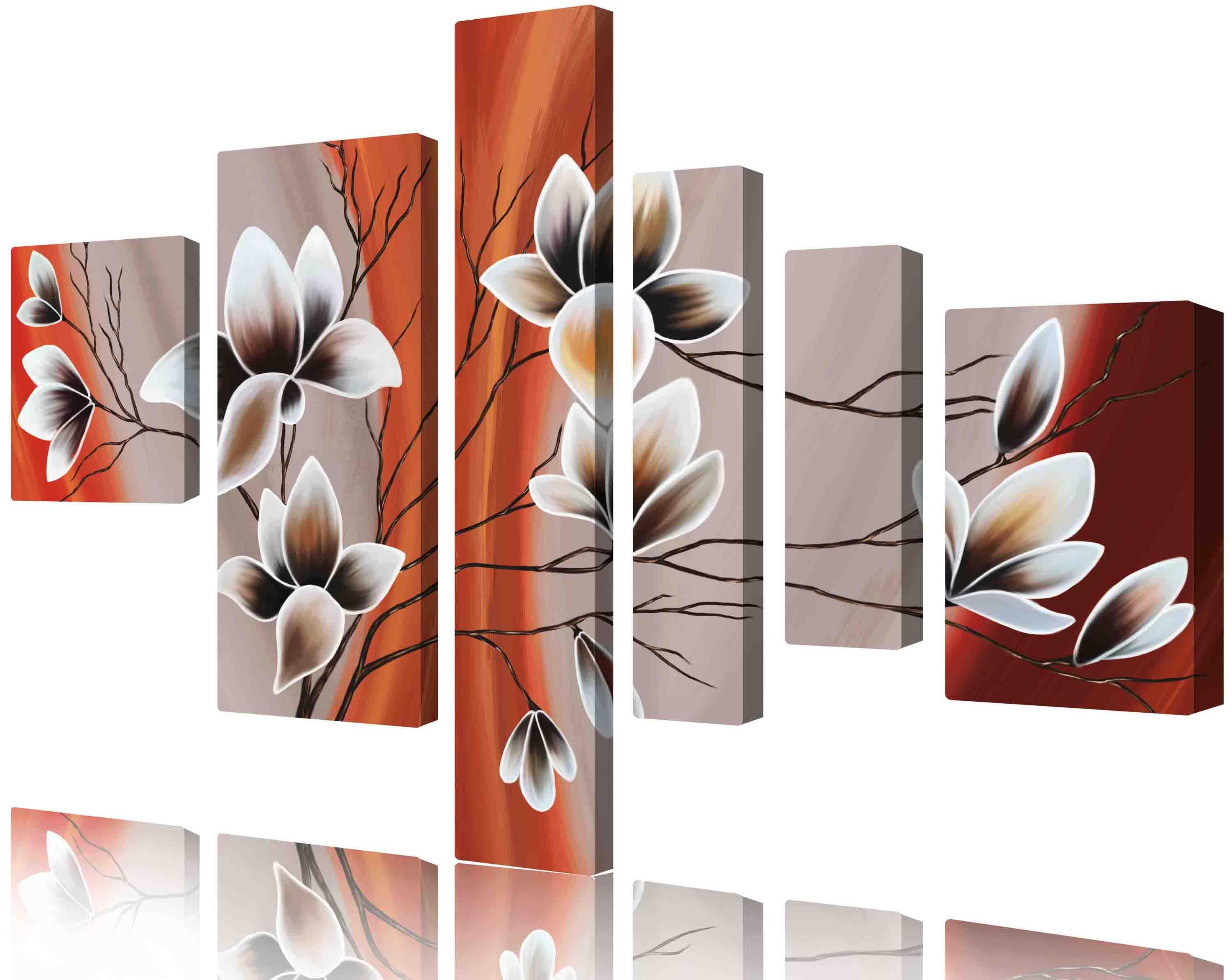 Bild Modulares Bild - zarte Blumen