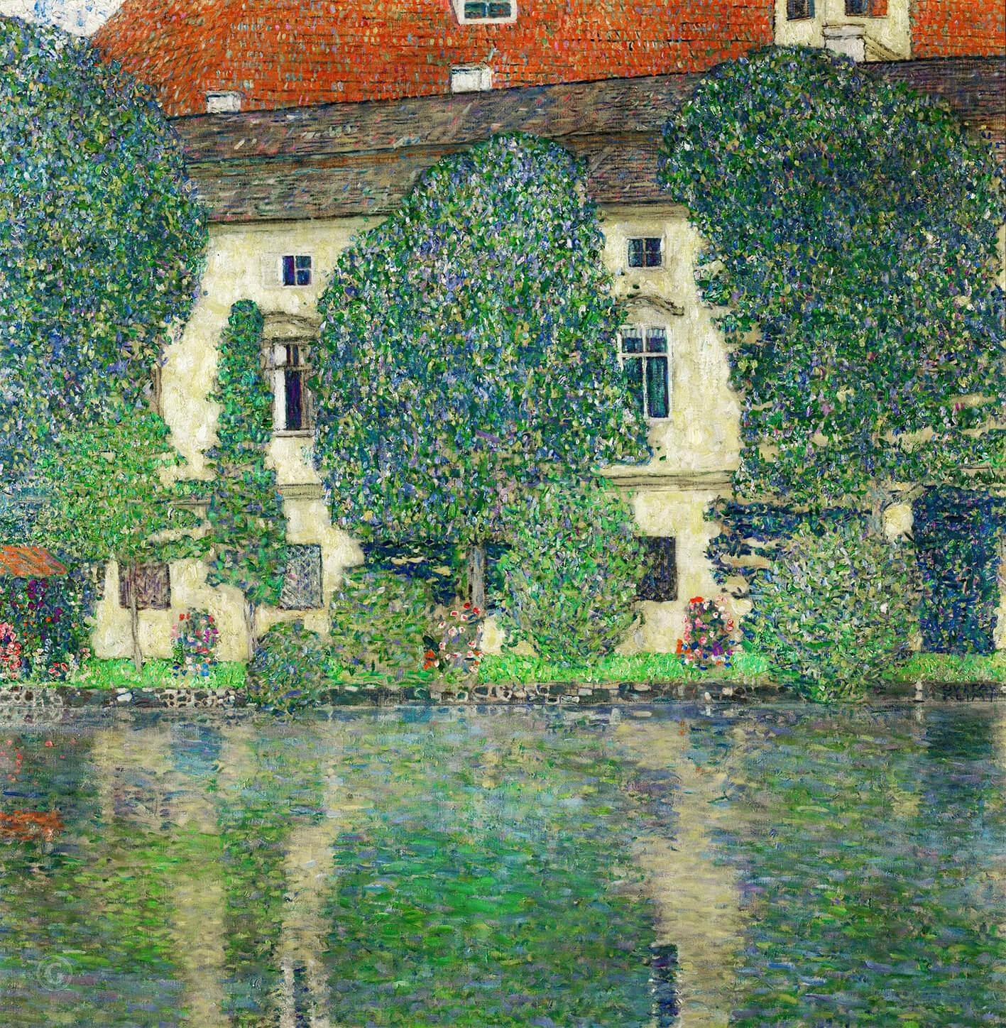 Picture Gustav Klimt - Kammer Palace on the Attersee 2