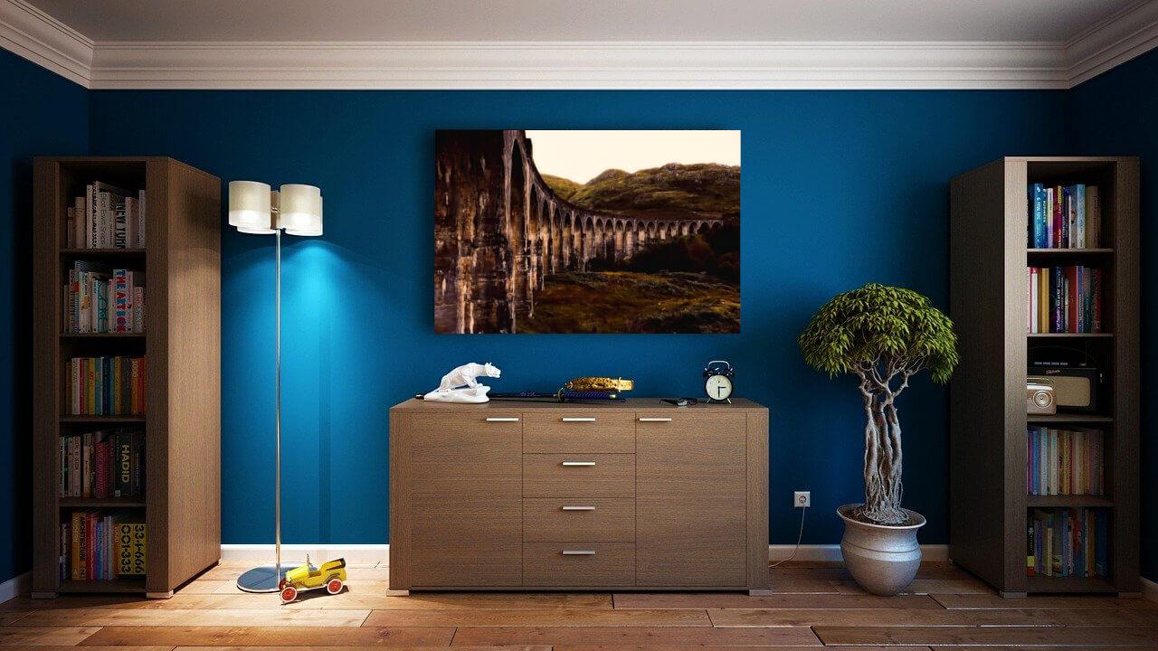 Photo painting on canvas - Glenfinnan Viaduct