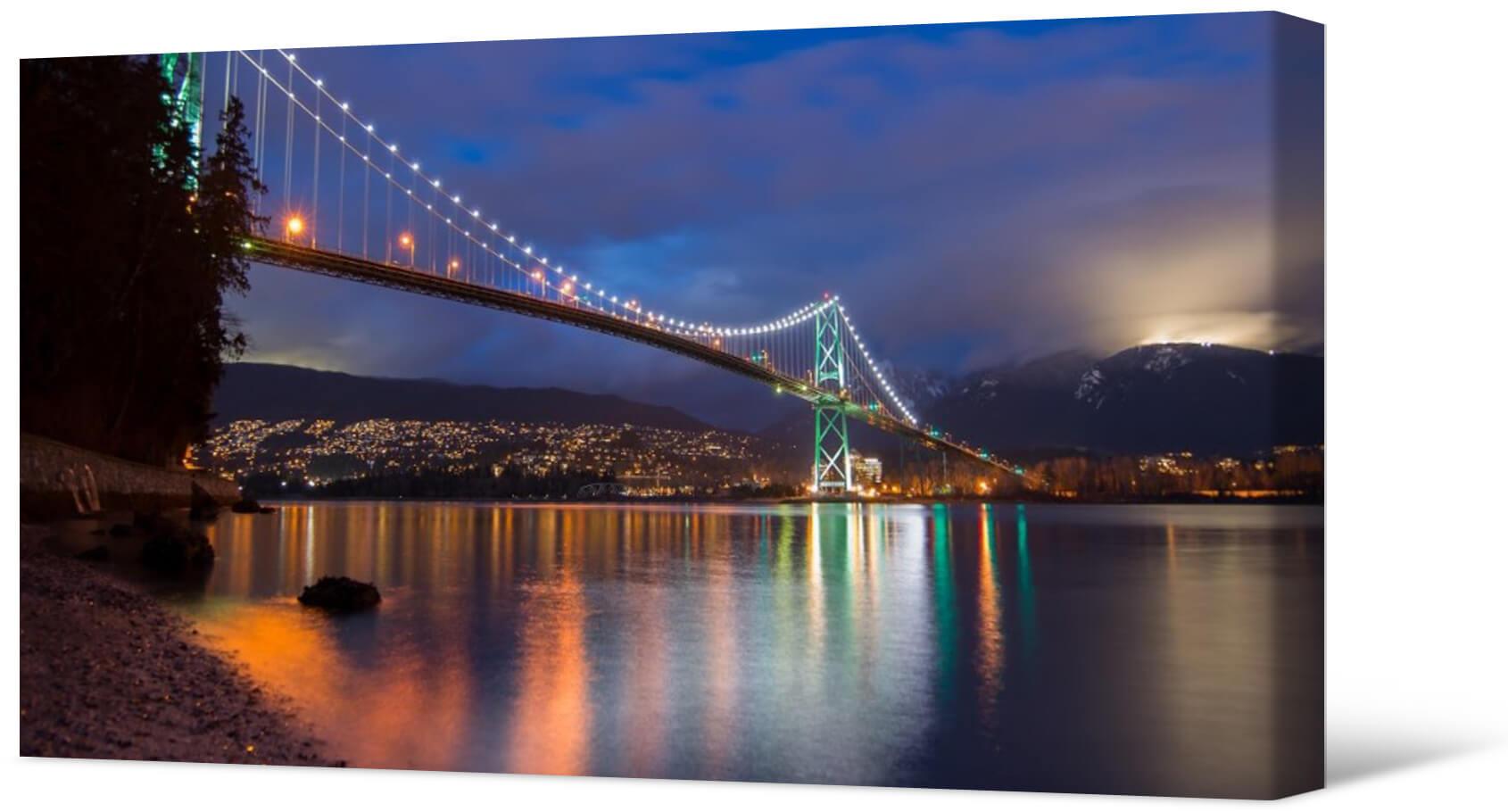 Photo painting on canvas - Vancouver