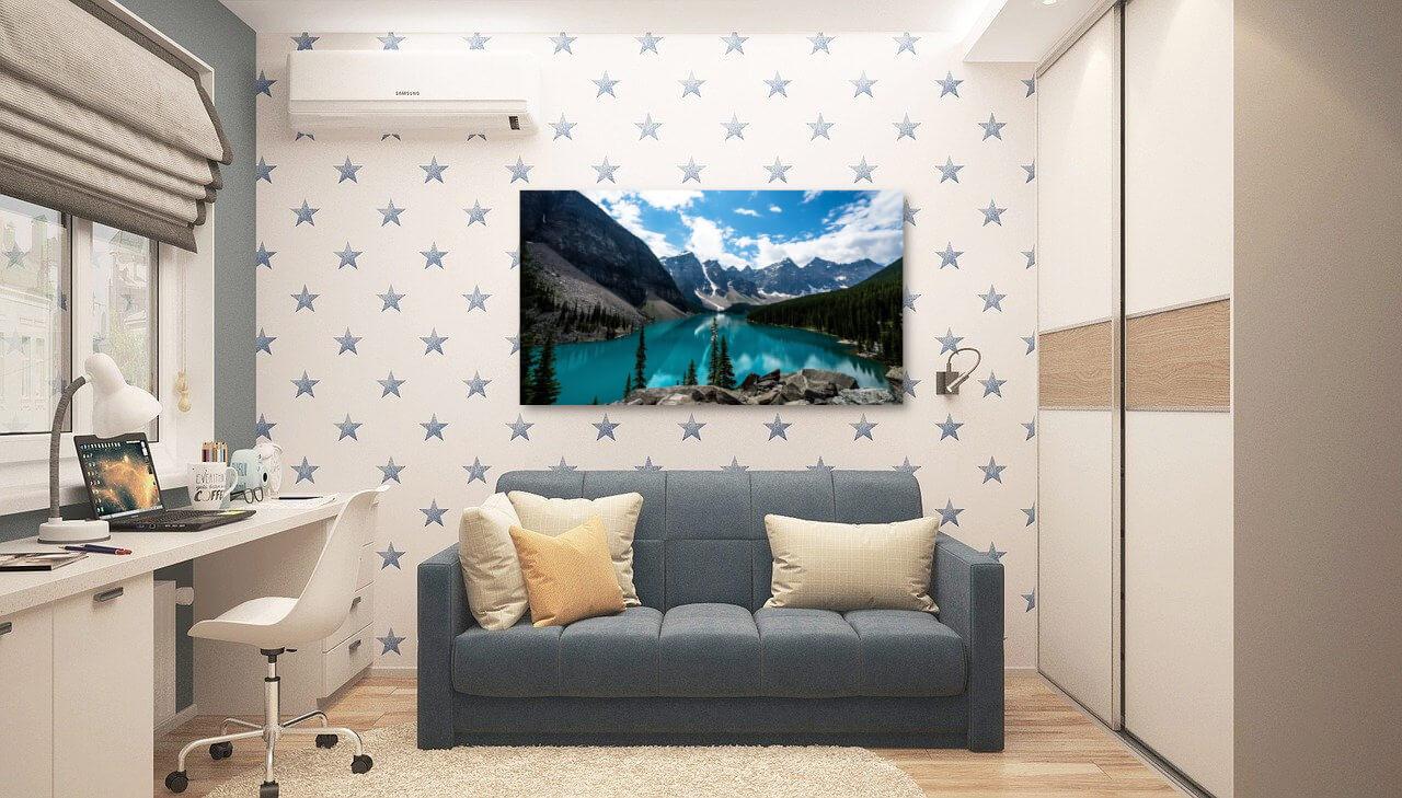 Photo painting on canvas - Banff