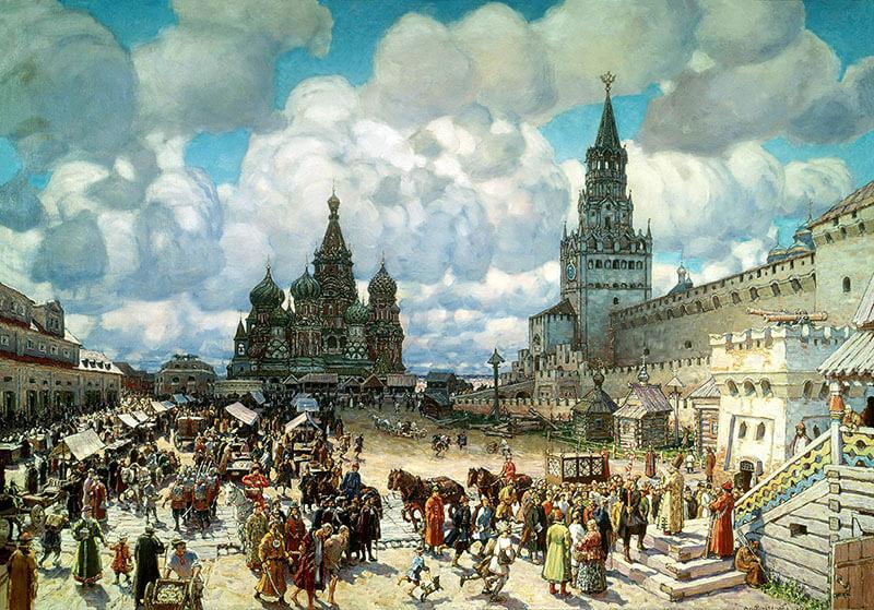 Picture Reproductions - Red Square 3