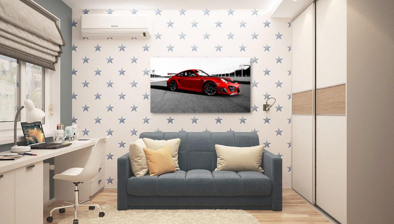 Roter Porsche