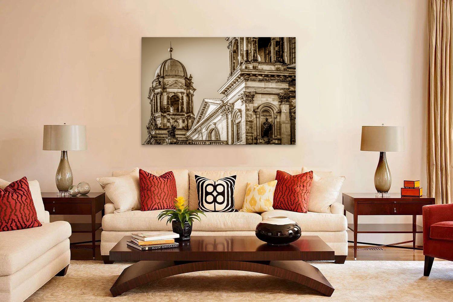 Photo painting on canvas - Beautiful architecture of Berlin