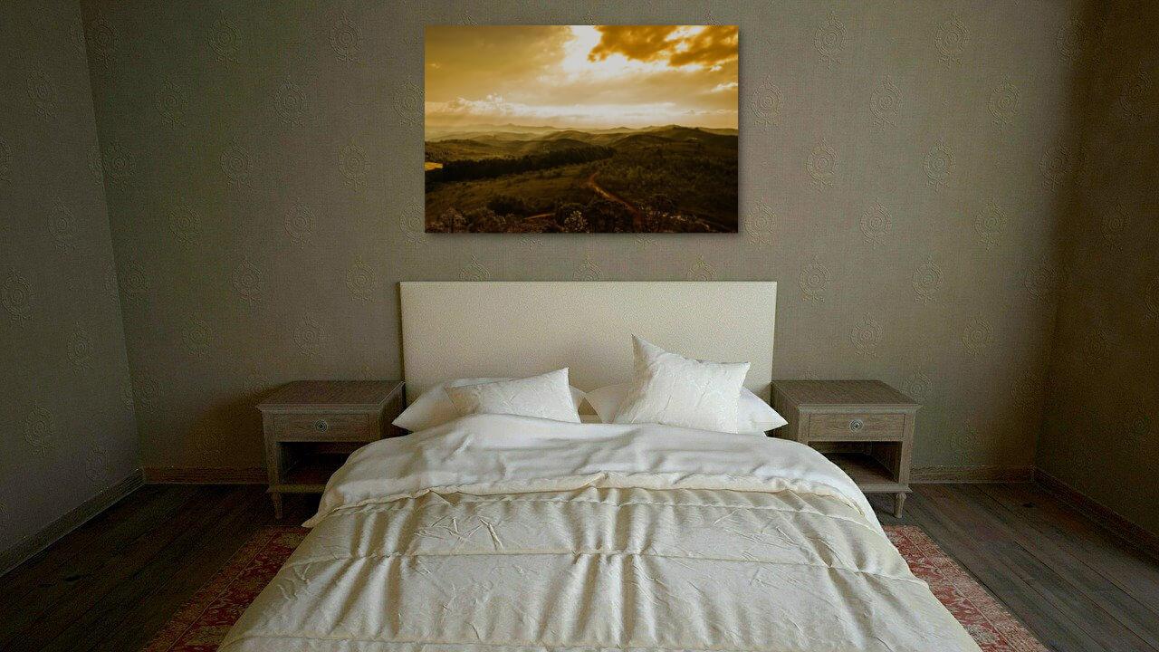 Photo painting on canvas - Far Eastern hectare