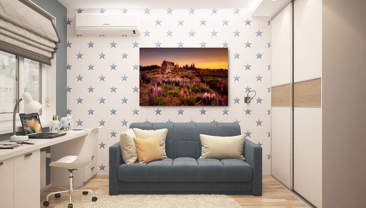 Photo painting on canvas - New Zealand